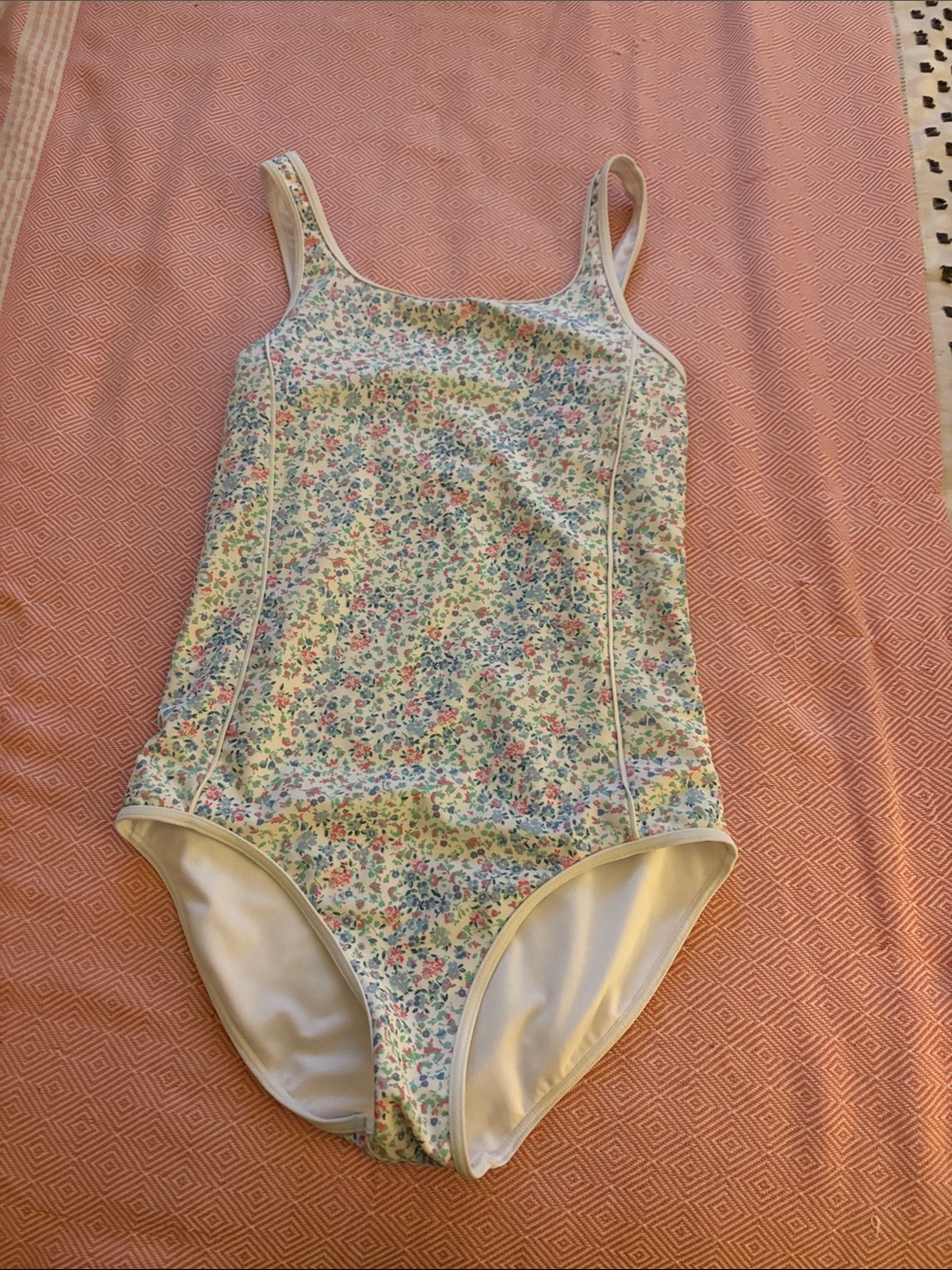 ABERCROMBIE KIDS floral one piece bathing suit Girls 15-16.